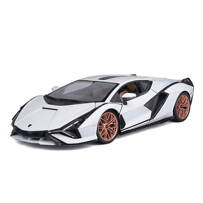1:18 Lamborghini Sian White Diecast by BBurago