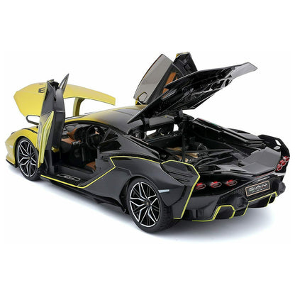 Lamborghini Sian Model car in packaging with Lamborghini logo on a white background