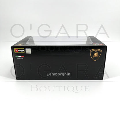 Lamborghini Sian Model car in packaging with Lamborghini logo on a white background