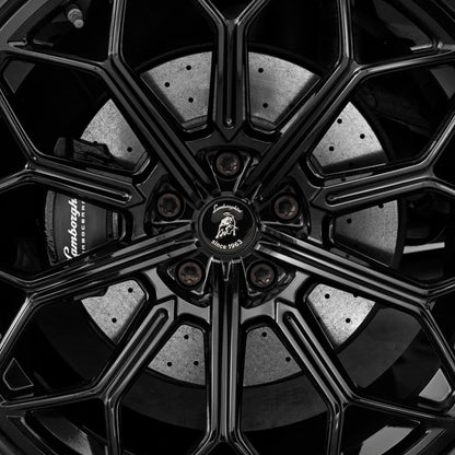 0R8340072 Lamborghini Since 1963 Historic Center Caps Kit Wheel Rim Badges