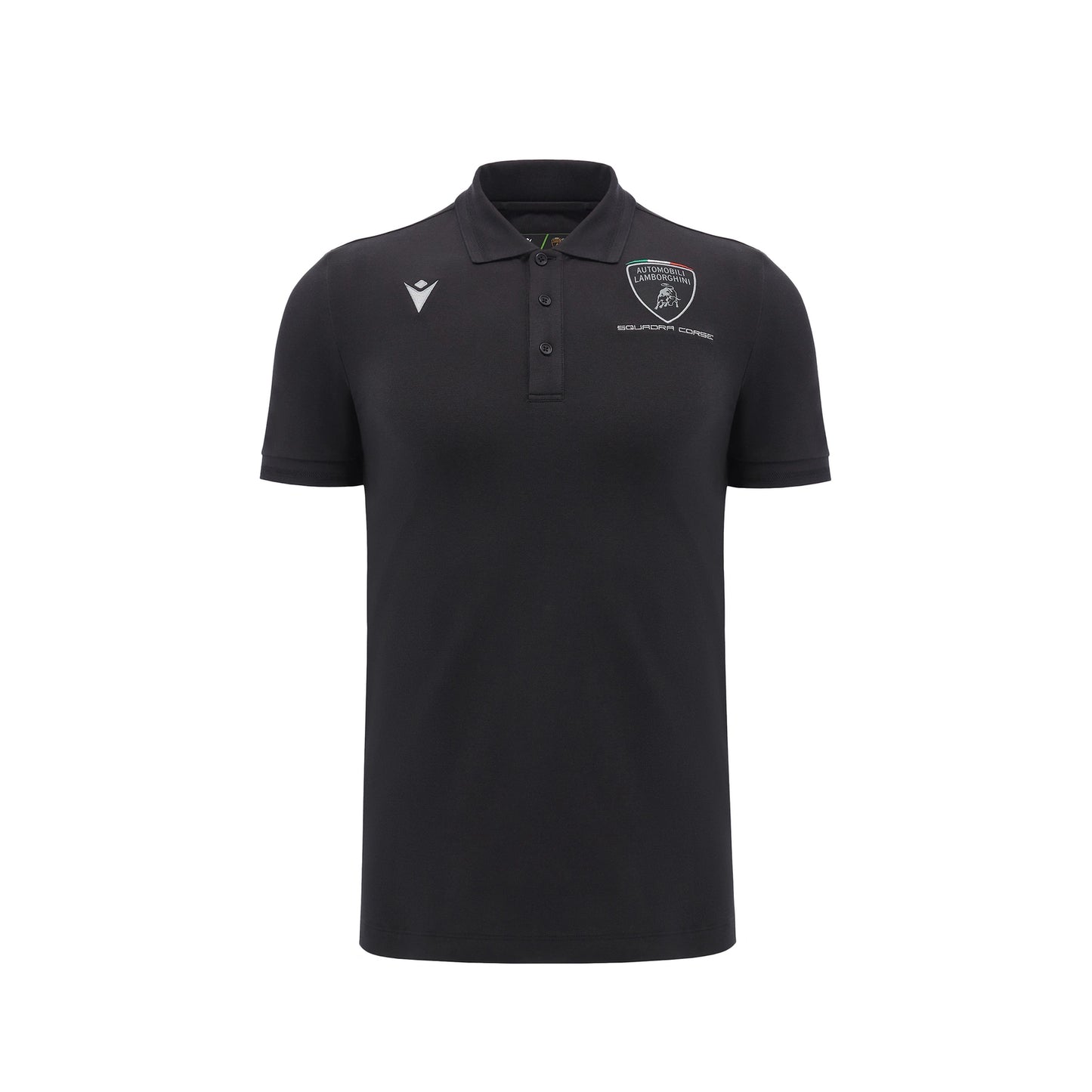 Lamborghini 2024 Squadra Corse Men Polo Black