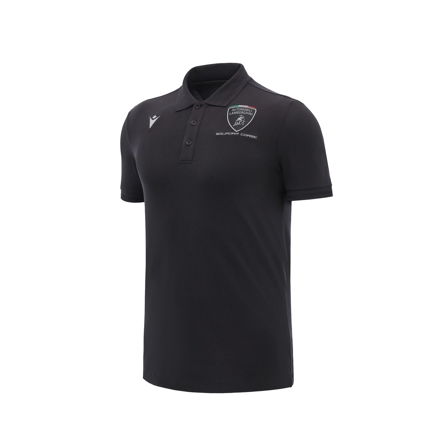 Lamborghini 2024 Squadra Corse Men Polo Black