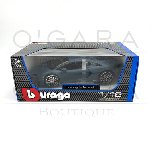1:18 Lamborghini Temerario Blue Diecast by BBurago