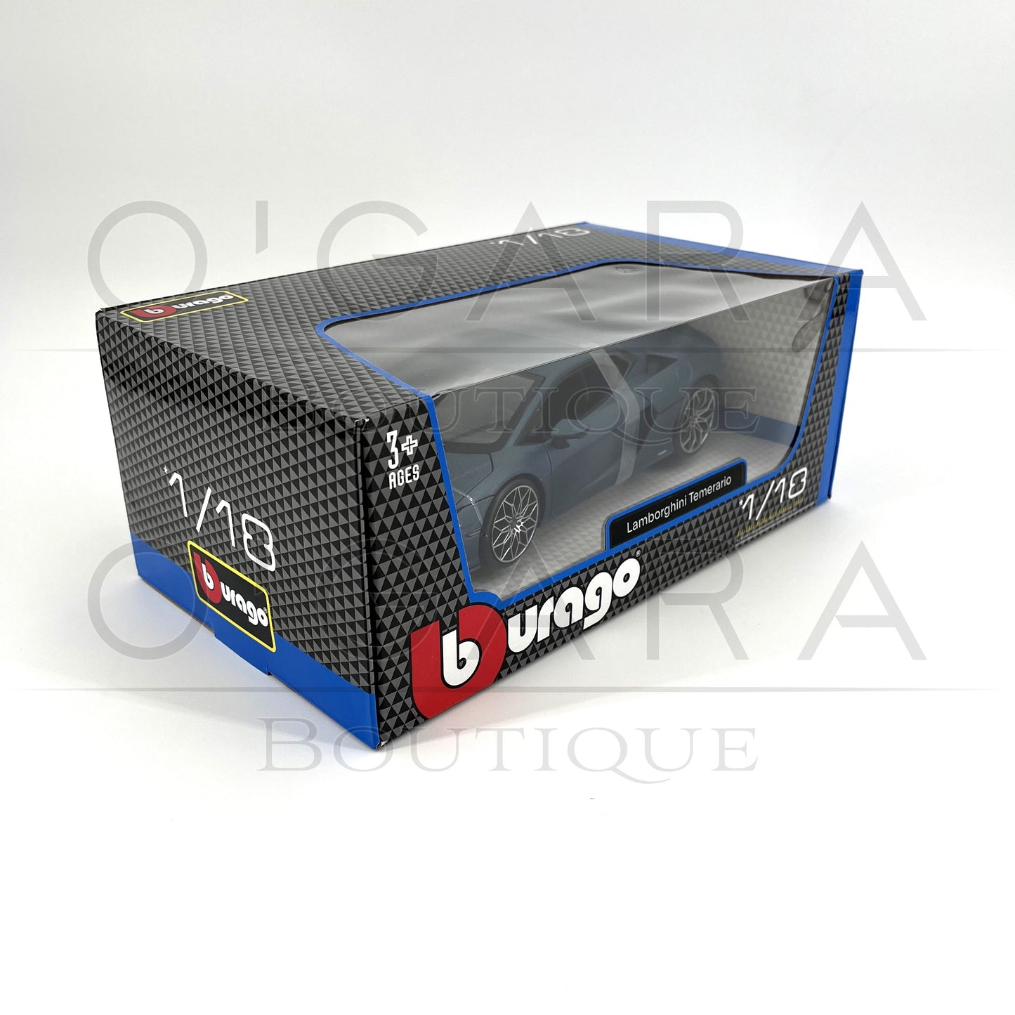 1:18 Lamborghini Temerario Blue Diecast by BBurago