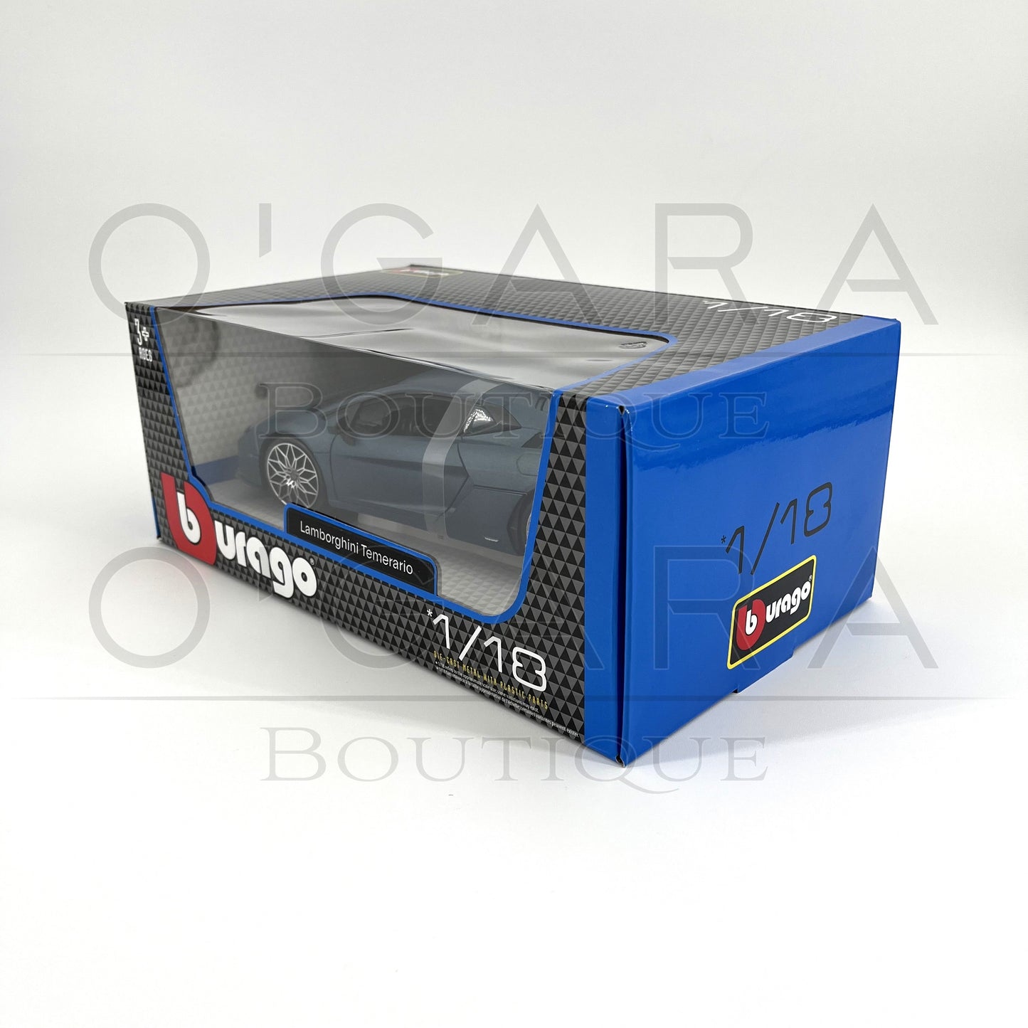 1:18 Lamborghini Temerario Blue Diecast by BBurago