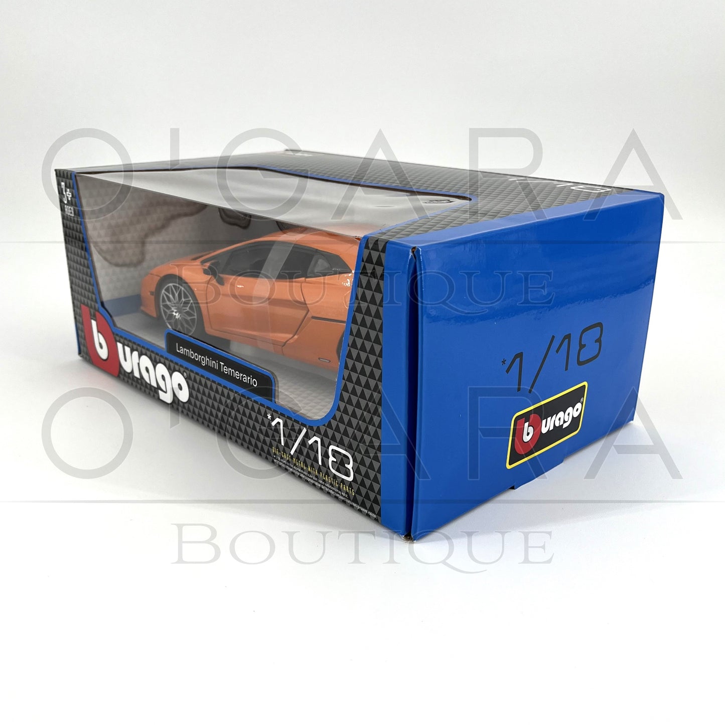 1:18 Lamborghini Temerario Orange Diecast by BBurago