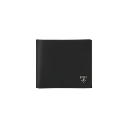 Lamborghini Wallet Black with Army Green Piping