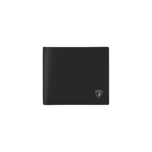 Lamborghini Wallet Black with Army Green Piping
