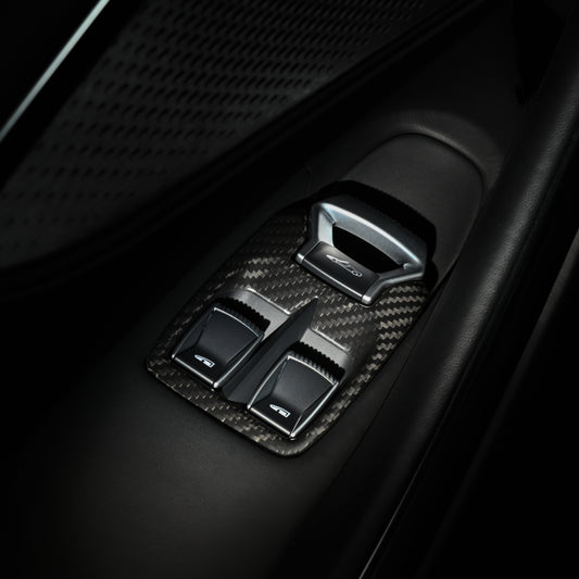 McLaren Artura MSO Carbon Fiber Door/Window Switch Bezels