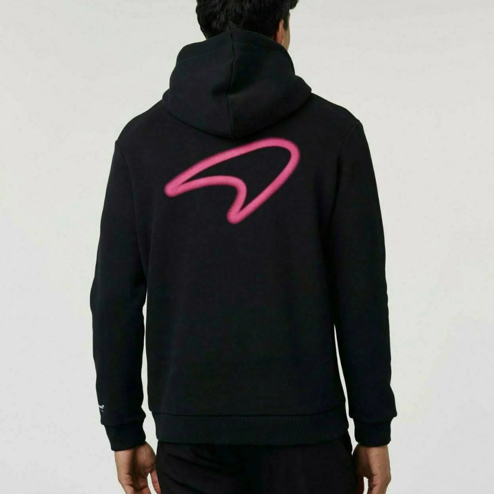 McLaren F1 Men's Miami Neon Graphic Hoodie - Black