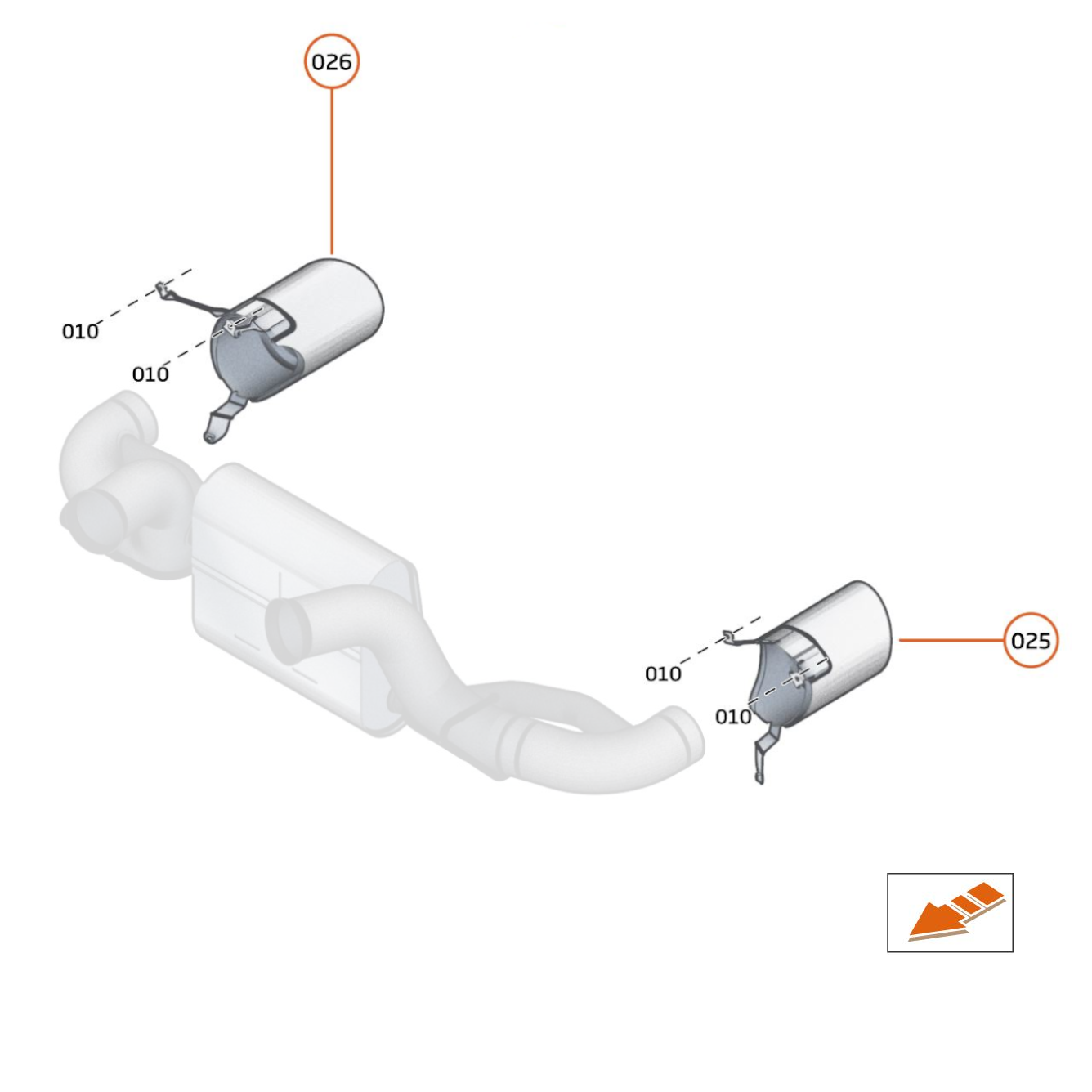 McLaren GT Satin Black Exhaust Finisher