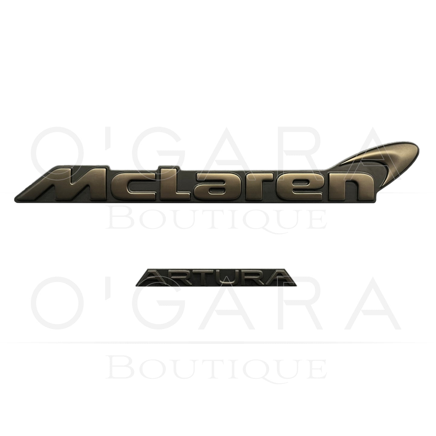 McLaren Artura FULL STEALTH Badging and Hub Caps Package