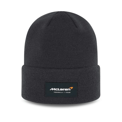 McLaren F1 New Era Essential Cuff Beanie - Anthracite
