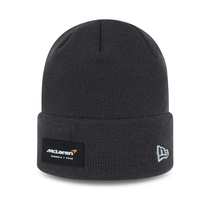 McLaren F1 New Era Essential Cuff Beanie - Anthracite
