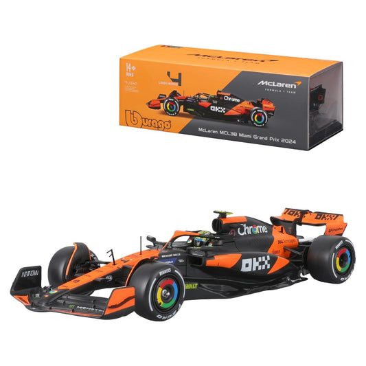 1:24 McLaren MCL38 F1 Lando Norris by BBurago