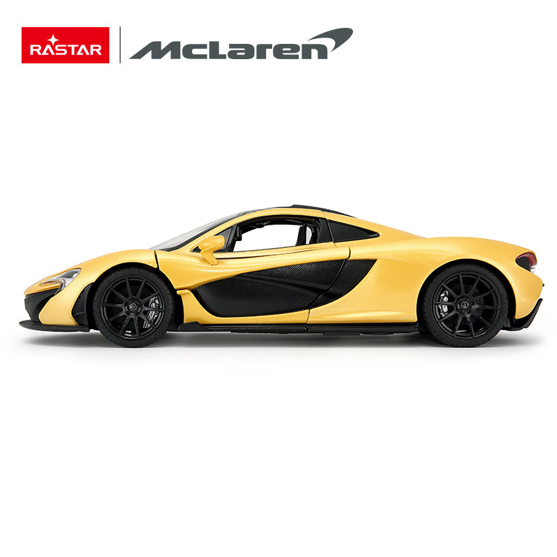 1:14 Scale RC McLaren P1 Yellow RC Large Racing Hypercar Supercar Radio Controlled Rastar Toy Car Kids Children