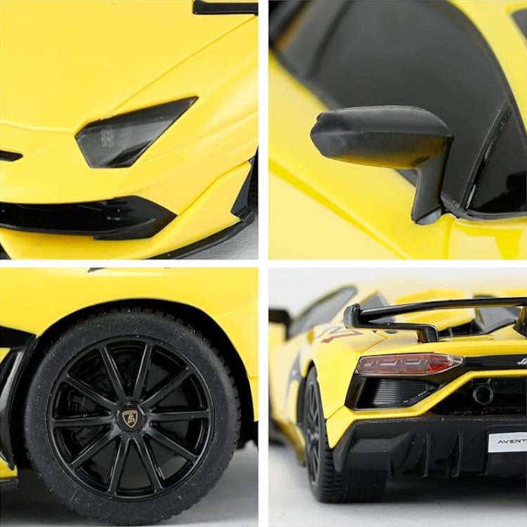 1:24 RC Lamborghini Aventador SVJ Coupe Yellow by RASTAR