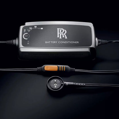 71102353902 Rolls Royce Battery Charger Wraith Ghost Extended EWB Cullinan Wraith Spectre Dawn Corniche Maintainer Genuine OEM Accessories Accessory Vehicle Trickle Travel Storage Park Parking Supercars Sportscar Maintenance Automatic Car Care Essential Essentials