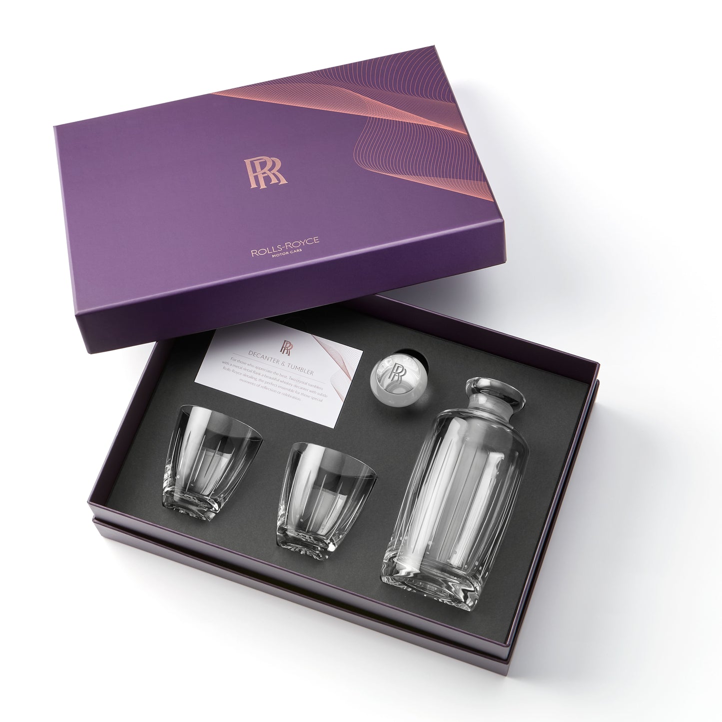 Rolls-Royce Decanter and Tumblers